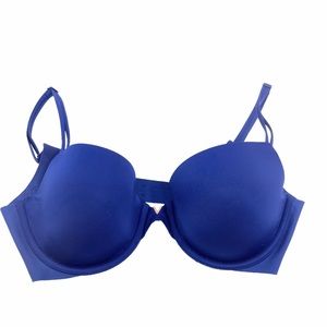 Victoria’s Secret Smooth Lightly Lined Demi Bra Blue Size 32 D